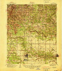 Lonoke 1940 topographic map thumbnail