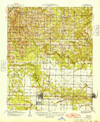 Lonoke 1949 topographic map thumbnail