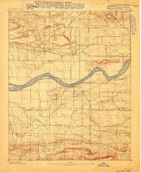 Magazine Mountain #1 topographic map thumbnail
