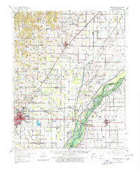 Marmaduke 1958 topographic map thumbnail