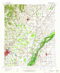 Marmaduke 1958 topographic map thumbnail
