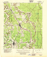 McGehee 1937 topographic map thumbnail