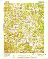 Melbourne 1951 topographic map thumbnail