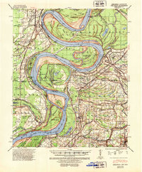 Mellwood 1939 topographic map thumbnail