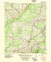 Modoc 1948 topographic map thumbnail