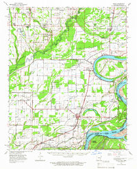 Modoc 1963 topographic map thumbnail