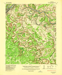 Noble Lake 1935 topographic map thumbnail