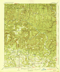 Ozone 1936 topographic map thumbnail