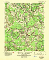 Park Place 1939 topographic map thumbnail