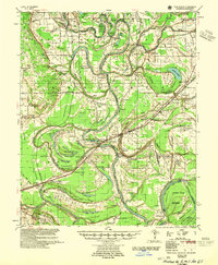 Park Place 1955 topographic map thumbnail