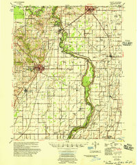 Piggott 1956 topographic map thumbnail