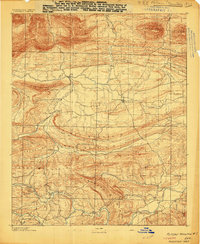 Poteau Mountain #1 topographic map thumbnail
