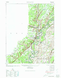 Powhatan 1935 topographic map thumbnail