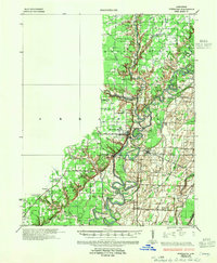 Powhatan 1935 topographic map thumbnail