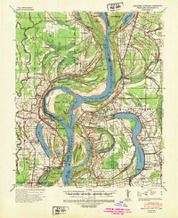 Readland 1939 topographic map thumbnail