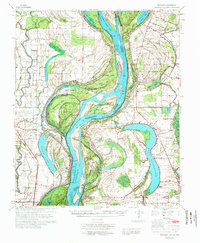 Readland 1972 topographic map thumbnail