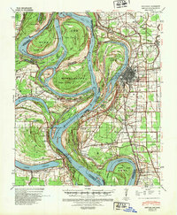 Refuge 1939 topographic map thumbnail