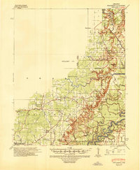 Strawberry 1941 topographic map thumbnail