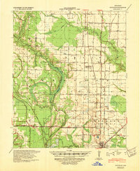 Stuttgart 1939 topographic map thumbnail