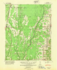 Vanndale 1939 topographic map preview
