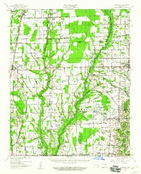 Vanndale 1958 topographic map thumbnail