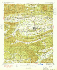 Waldron 1949 topographic map thumbnail