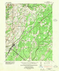 Walnut Ridge 1935 topographic map thumbnail
