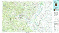 Batesville 1986 topographic map thumbnail
