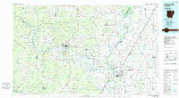 Batesville 1986 topographic map thumbnail