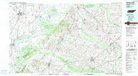 Blytheville 1986 topographic map thumbnail