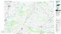 Blytheville 1986 topographic map thumbnail