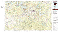 Bull Shoals Lake topographic map thumbnail