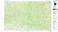 Fly Gap Mountain topographic map thumbnail