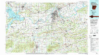 Fort Smith 1978 topographic map thumbnail