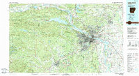 Little Rock 1985 topographic map thumbnail