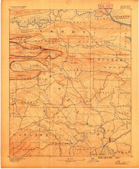 Benton 1890 topographic map thumbnail