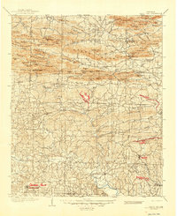 Caddo Gap 1906 topographic map thumbnail