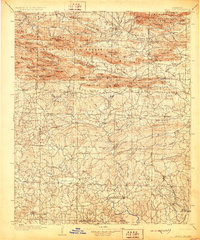 Caddo Gap 1906 topographic map thumbnail