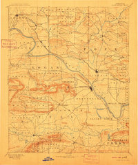 Dardanelle 1890 topographic map thumbnail