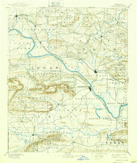 Dardanelle 1890 topographic map thumbnail