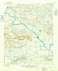 Dardanelle 1890 topographic map thumbnail