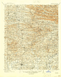 De Queen 1913 topographic map thumbnail