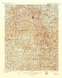 Eureka Springs 1901 topographic map thumbnail