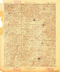 Fayetteville 1901 topographic map thumbnail