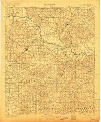 Gurdon 1901 topographic map thumbnail