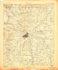 Little Rock 1893 topographic map thumbnail