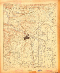 Little Rock 1893 topographic map thumbnail