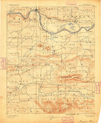 Magazine Mountain topographic map thumbnail