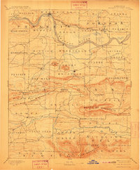 Magazine Mountain 1890 topographic map thumbnail