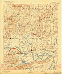 Morrillton 1894 topographic map thumbnail